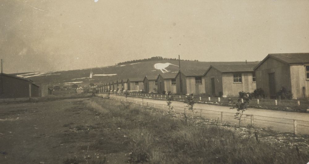 The 'Kiwi' as seen from Sling Camp, Bulford, England. 1919 
