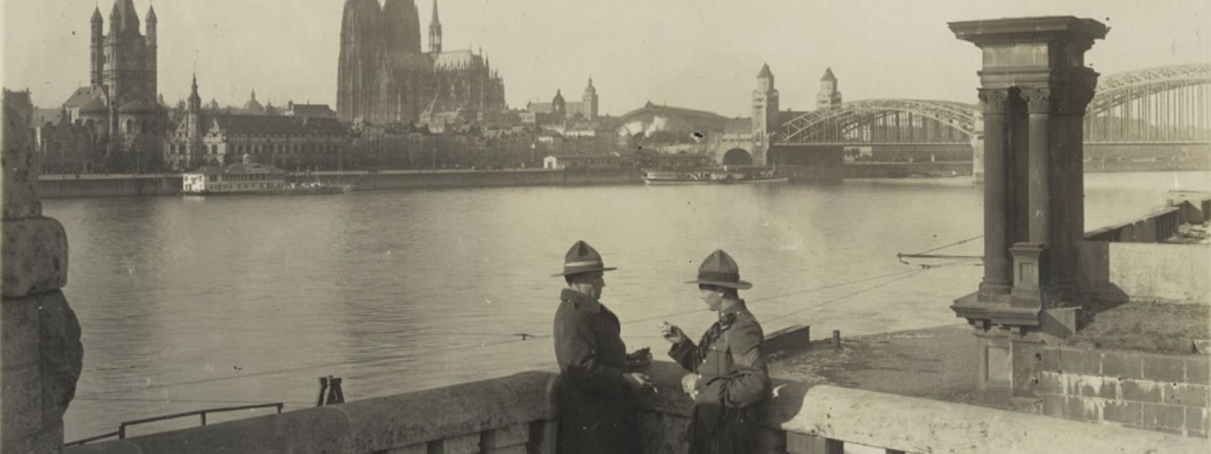 'Diggers on the Rhine'. New Zealand soldiers on leave in Cologne, Germany. January 1919. 'Diggers on the Rhine'. New Zealand soldiers on leave in Cologne, Germany. January 1919.